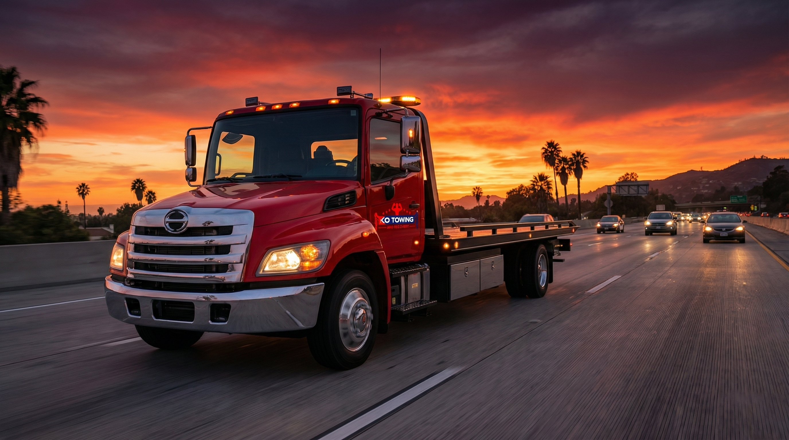 KO Towing motorcycle towing Orange County CA
